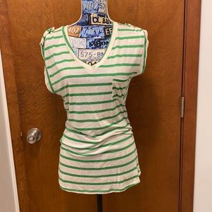 H.i.P  v neck t shirt size medium, Made in USA